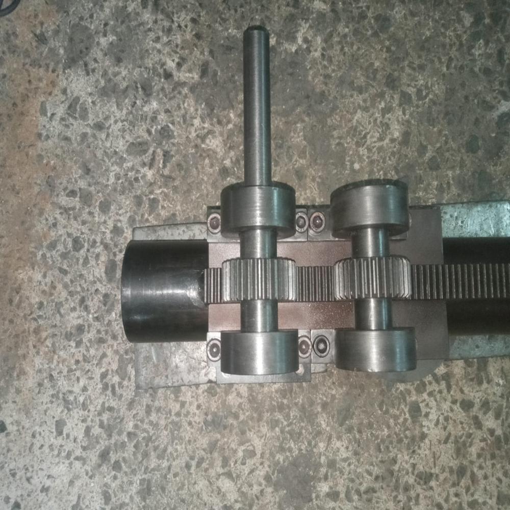 Helical Gear Rack - Color: Silver