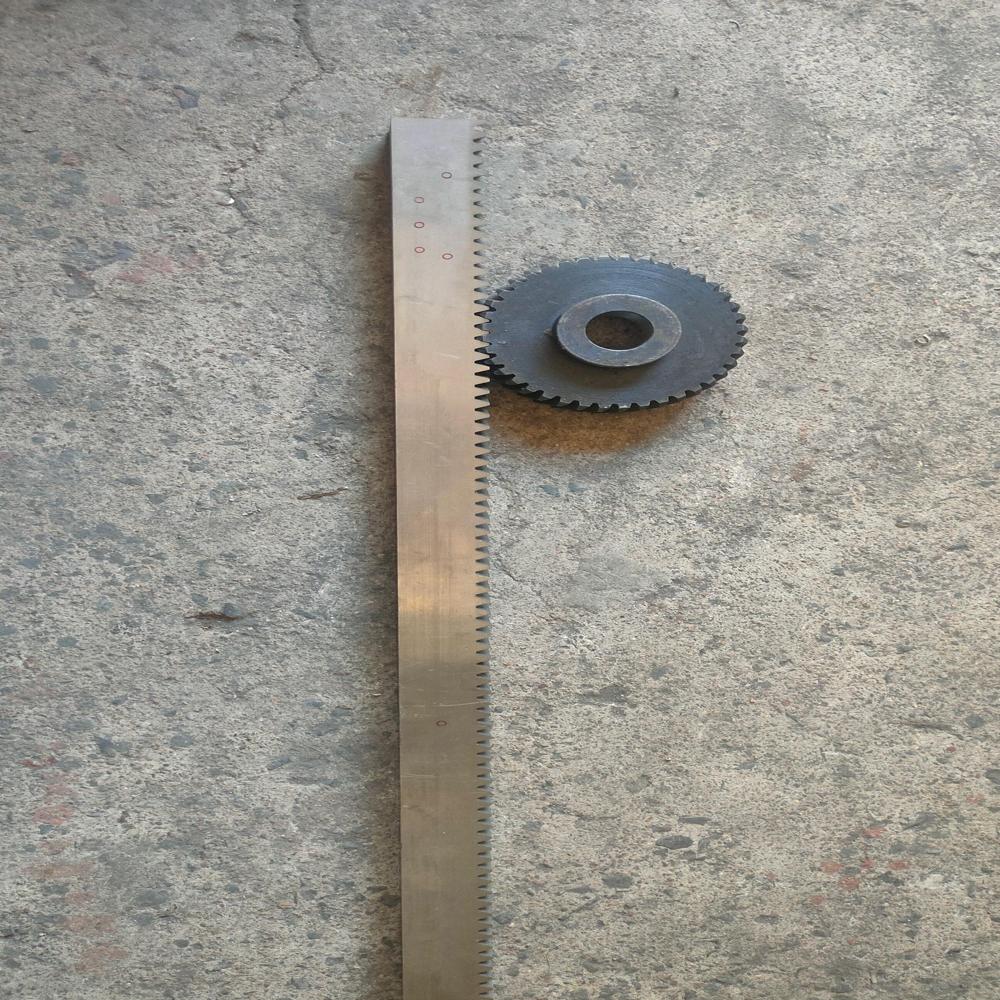 Rack And Pinion - Iron, Standard Size | Silver Finish, Industrial Usage