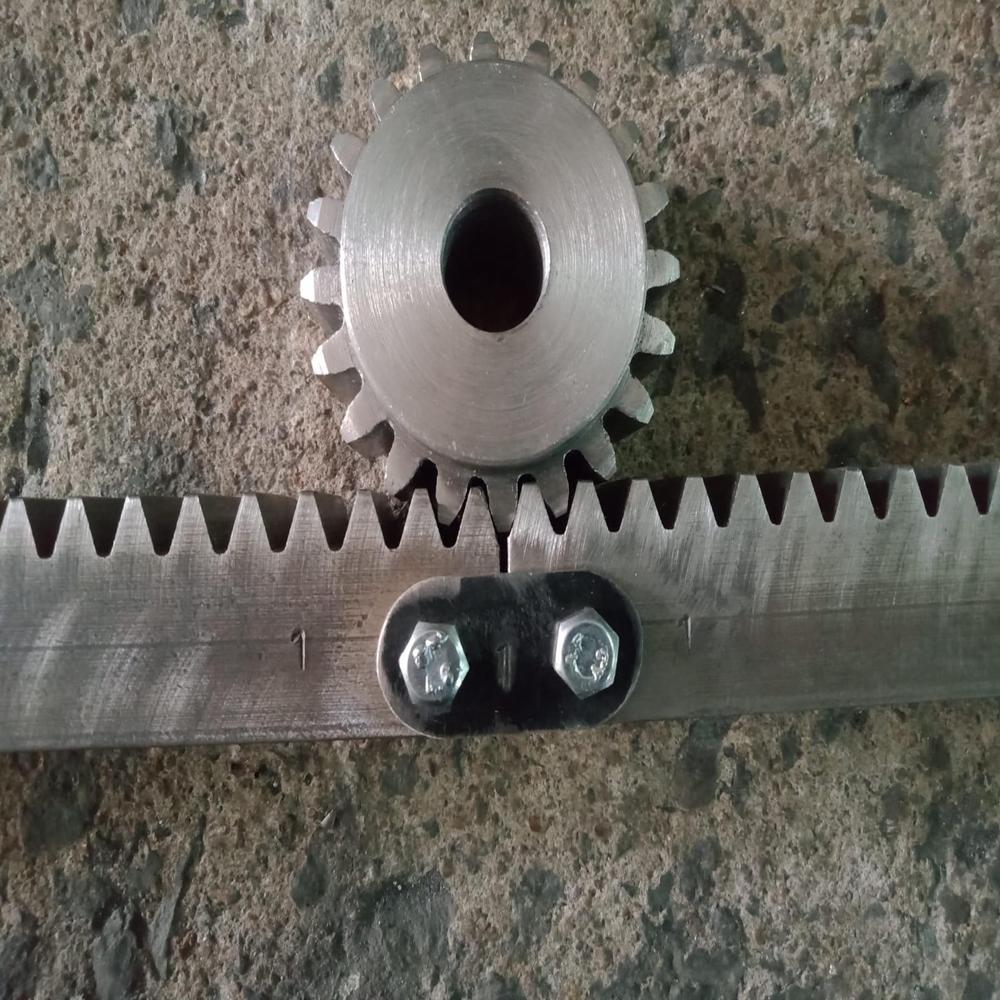 Rack And Pinion - Iron, Standard Size | Silver Finish, Industrial Usage