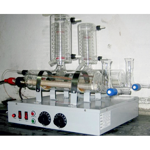 All Glass Basic Distillation With Double Safety Control