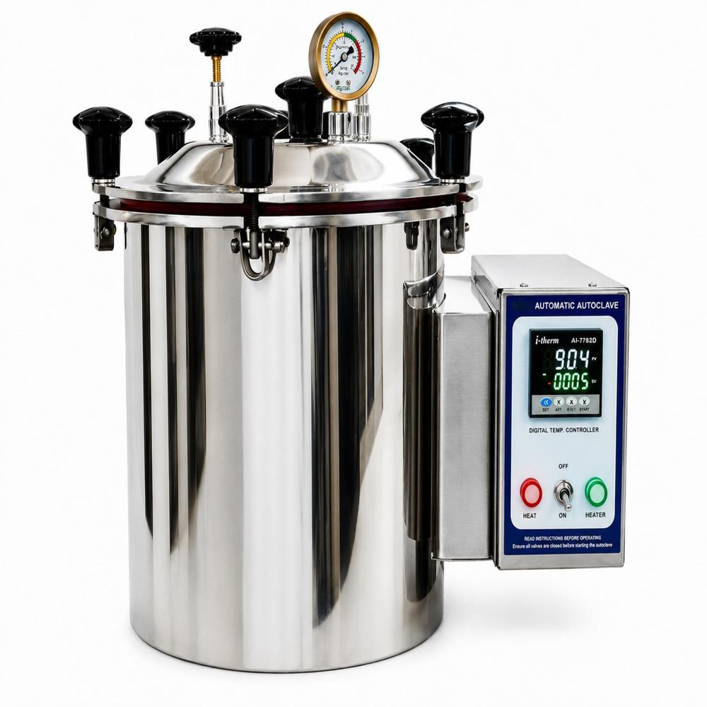 Semi Automatic Portable Autoclave - Chamber Size: 300 X 300 Mm