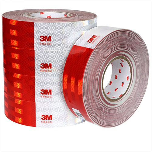 50 Mtr Red And White Reflective Tape