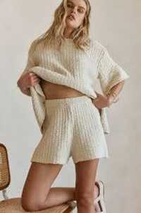Ladies Knitted Shorts