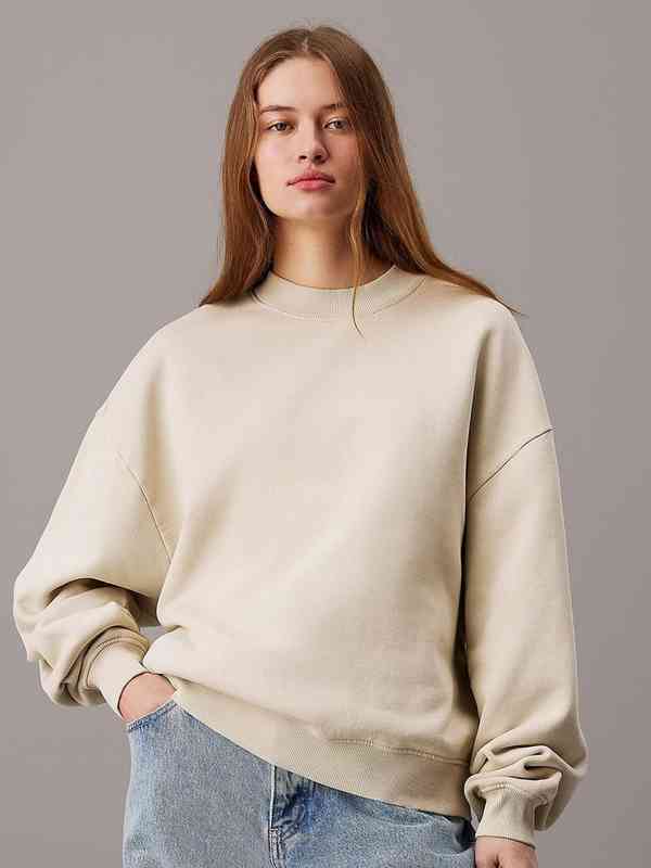 Ladies White Sweatshirt