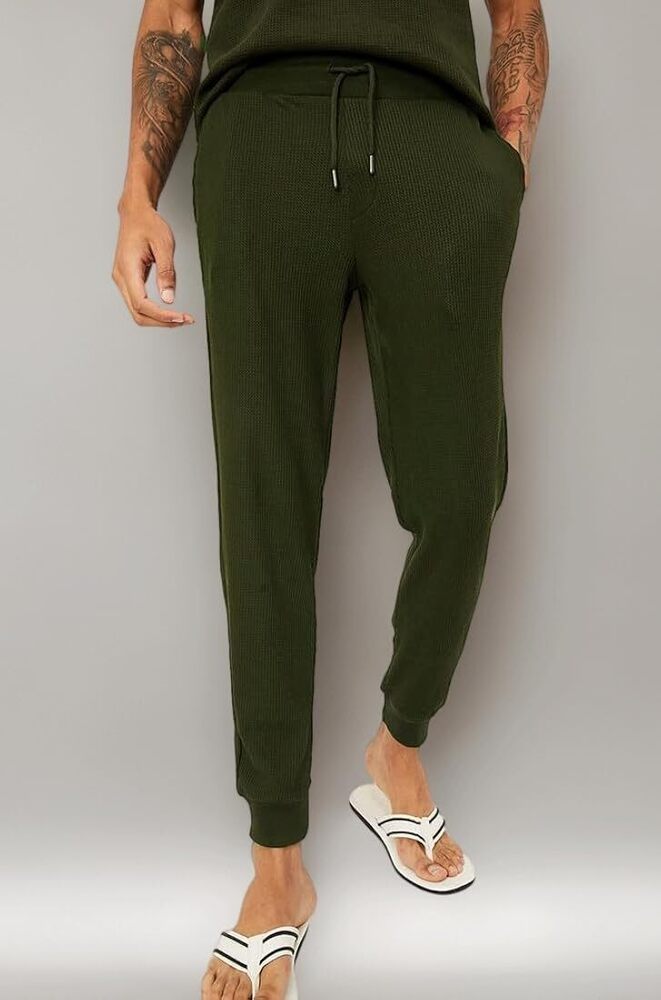 Mens Plain Knitted Jogger