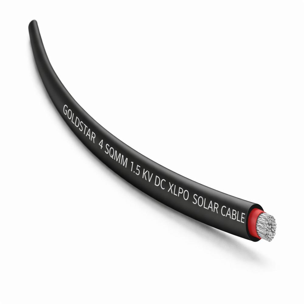 4 Sqmm Solar DC Cable | Tinned Copper | UV Resistant | 100 Meter