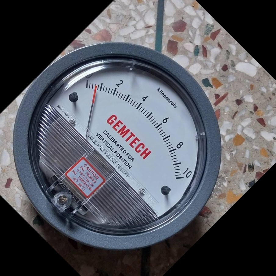 GEMTECH : DIFFERENTIAL PRESSURE GAUGE Distributor For Dibai Uttar Pradesh