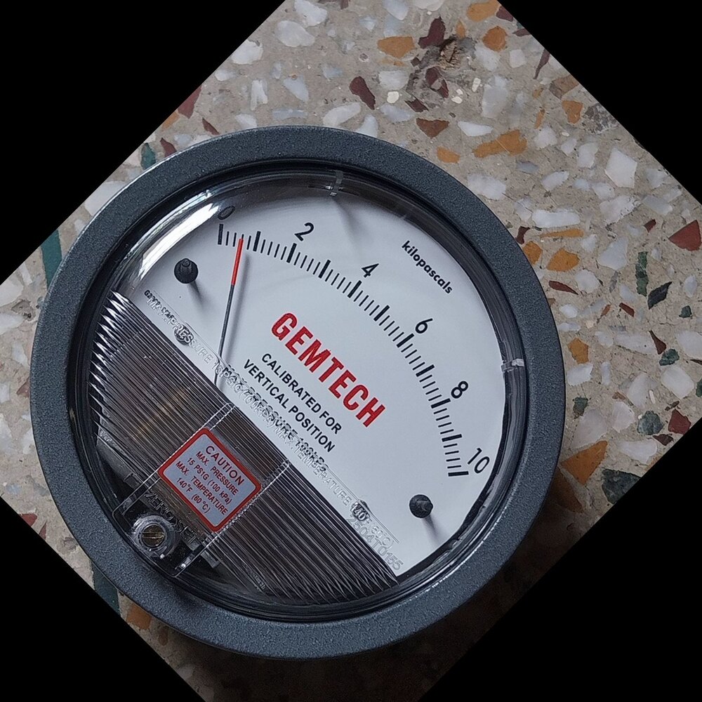 GEMTECH : DIFFERENTIAL PRESSURE GAUGE Distributor For Dibai Uttar Pradesh