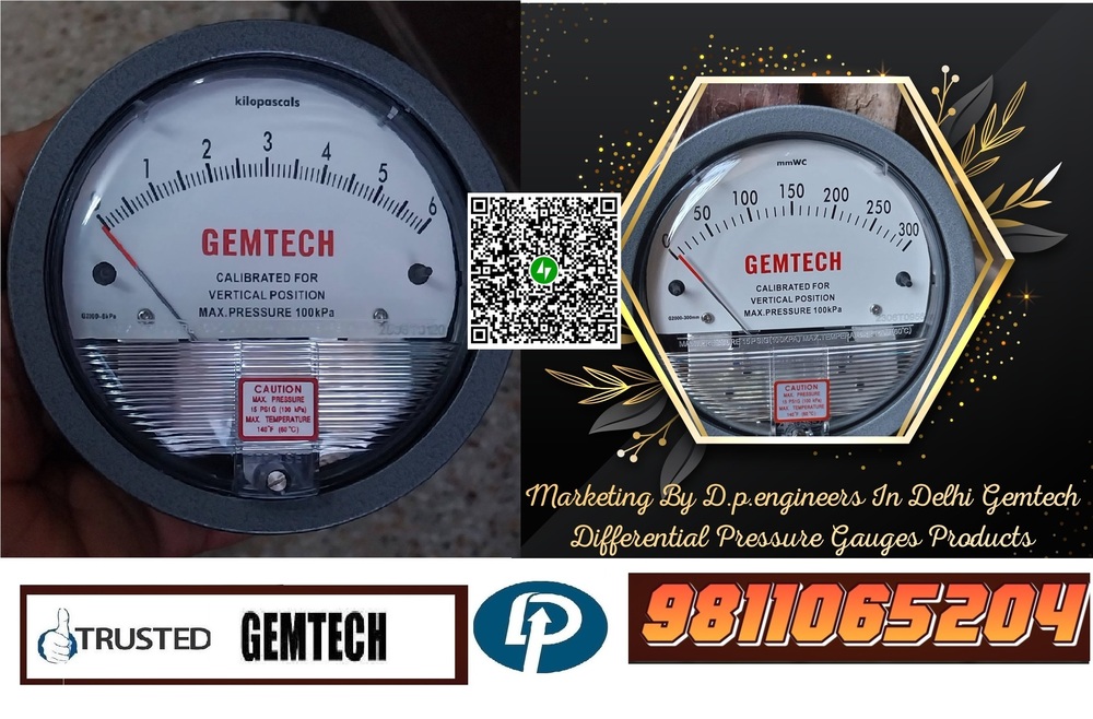 GEMTECH - Differential Pressure Gauge Distributor Contact By Gadag Karnataka