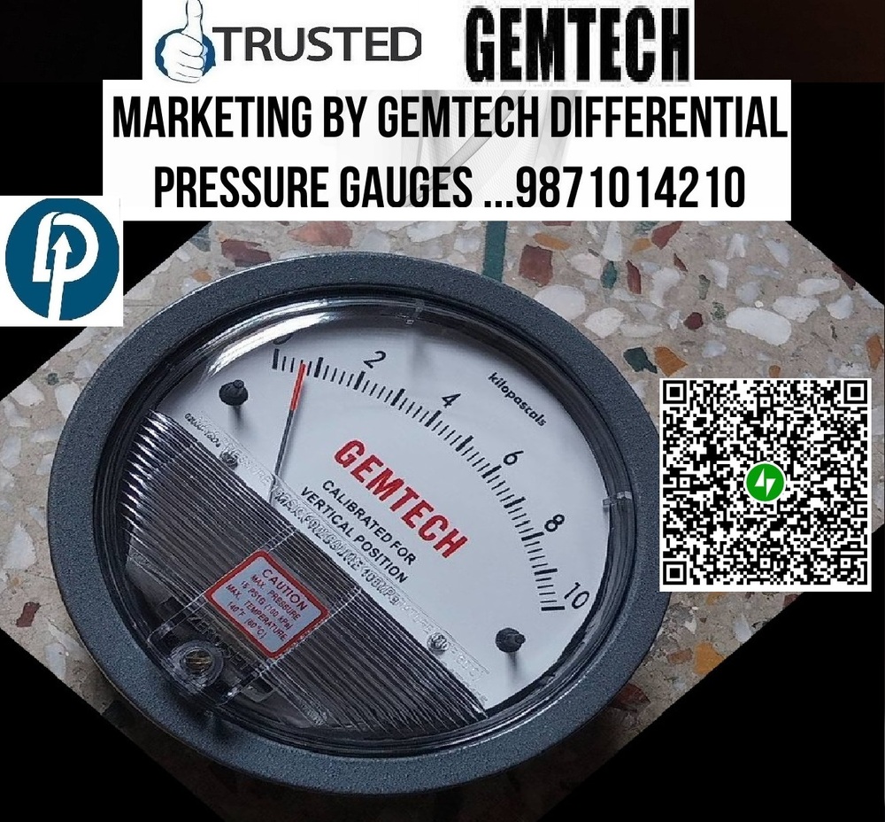 GEMTECH Differential Pressure Gauge Distributor NEAR Dibai Uttar Pradesh