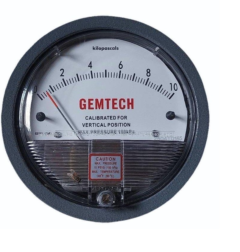 GEMTECH : DIFFERENTIAL PRESSURE GAUGE Distributor For Jalpaiguri West Bengal