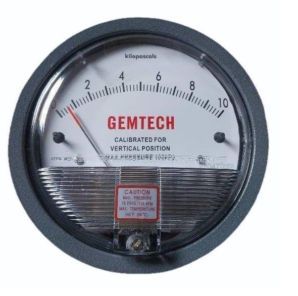 GEMTECH : DIFFERENTIAL PRESSURE GAUGE Distributor For Jalpaiguri West Bengal