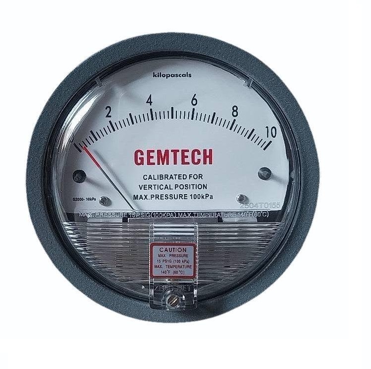 GEMTECH : DIFFERENTIAL PRESSURE GAUGE Distributor For Jalpaiguri West Bengal