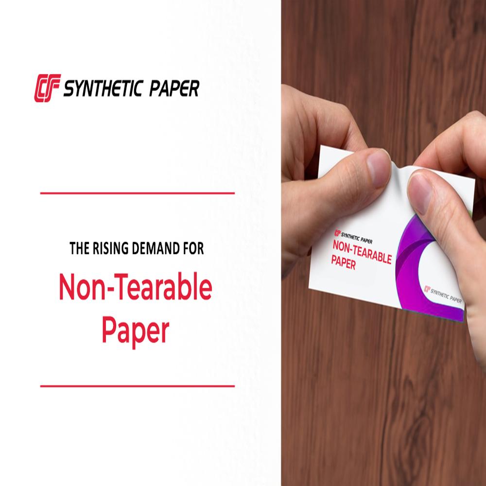 Non Tearable Paper for Wristband