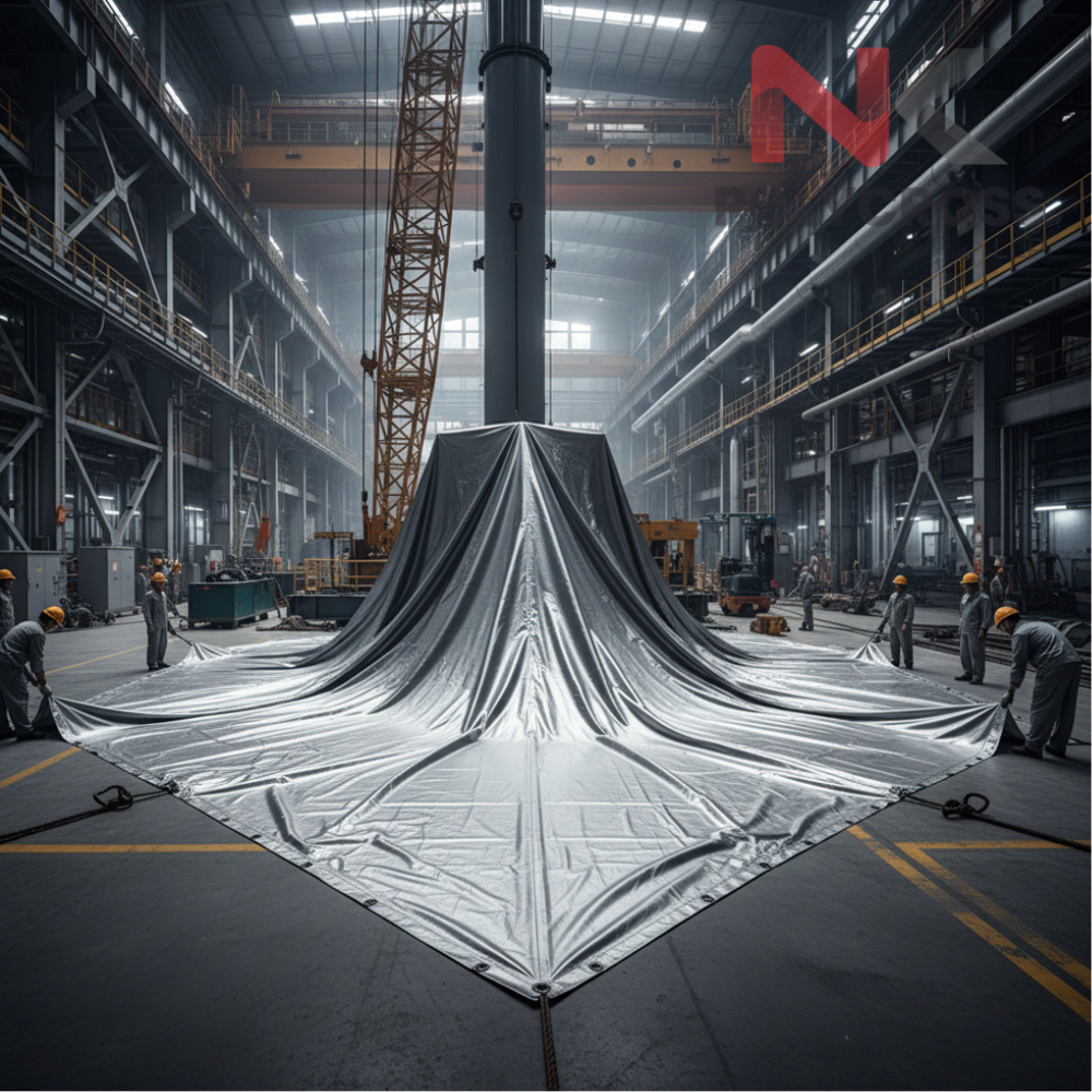 Tower Crane Sheet - Color: Blue