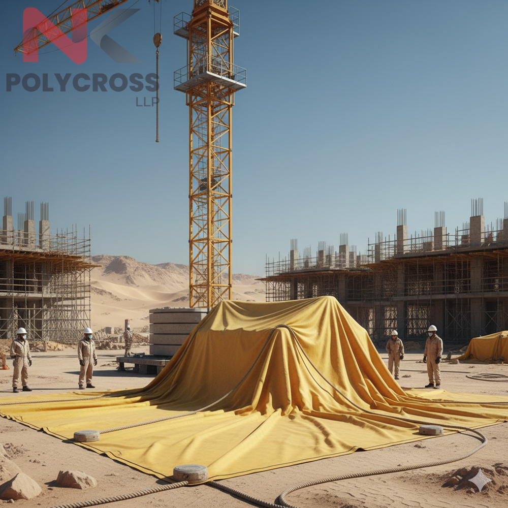 Tower Crane Sheet - Color: Blue