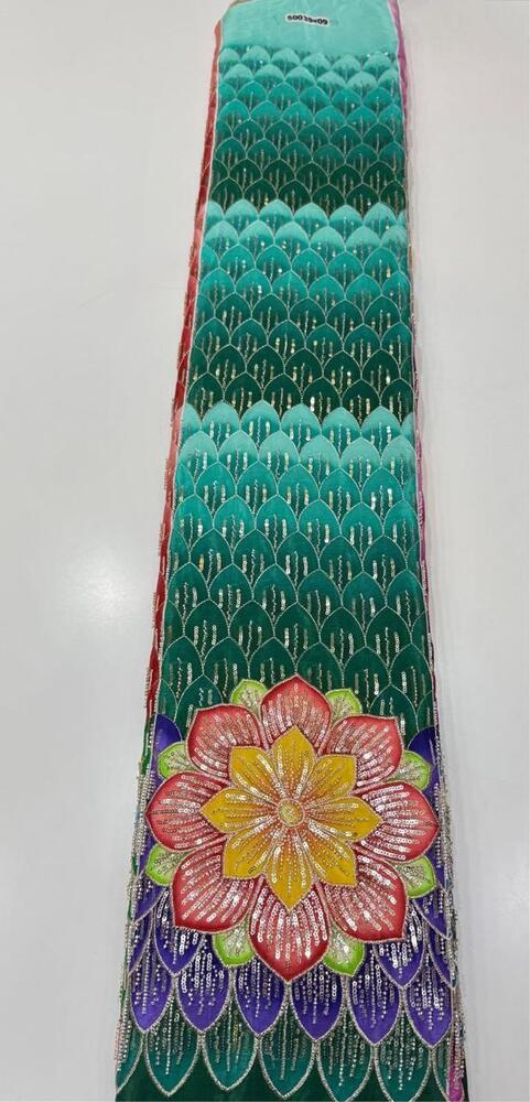 Position Print Embroidery Fabric