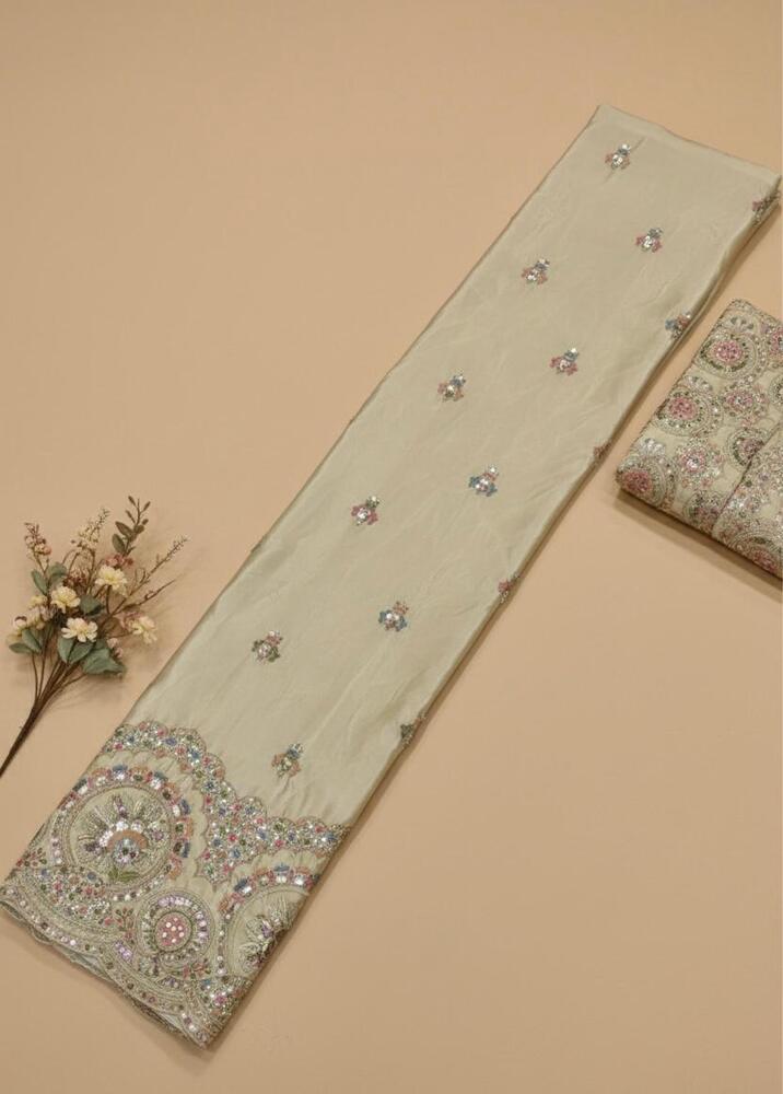 Pure Tissue Jari Fabric