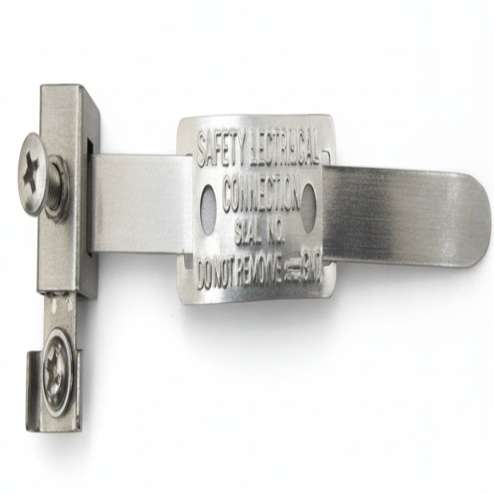 Cable Earthing Clamps - Color: Natural Finish