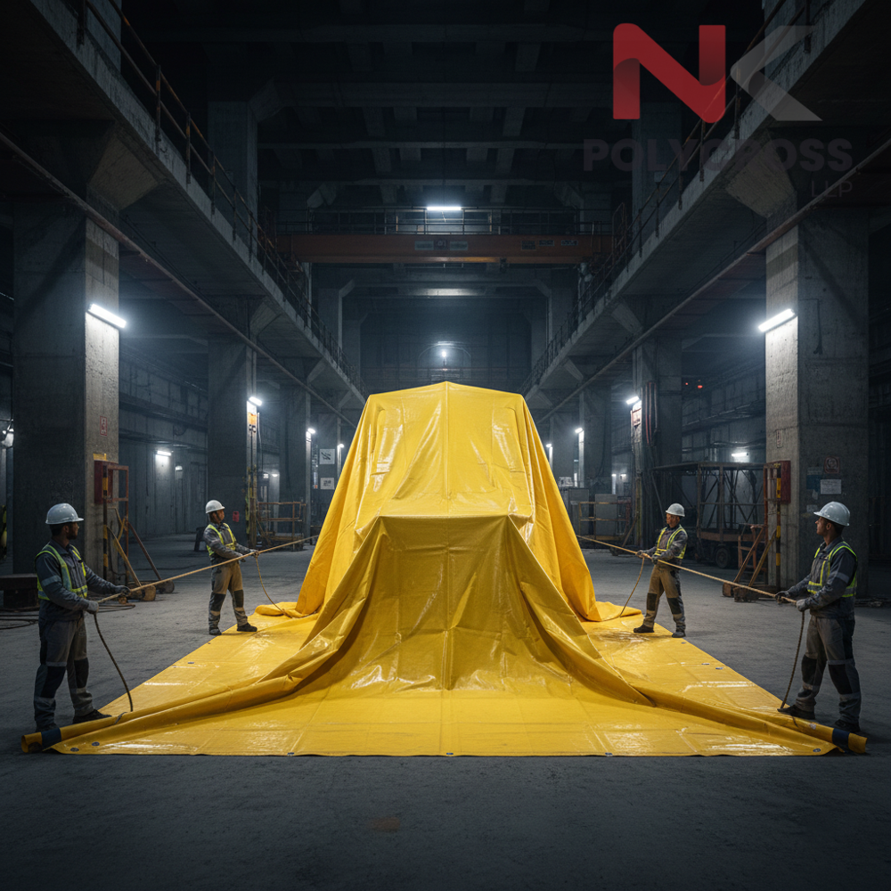 Construction Lift Cover - Color: Blue