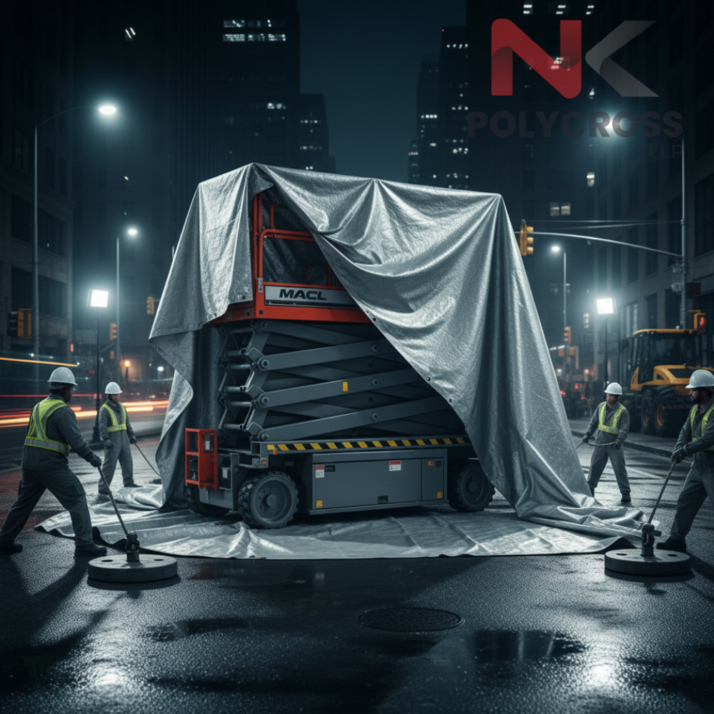 Scissor Lift Cover - Color: Blue