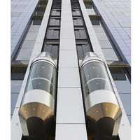450 Kg Stainless Steel And Glass Capsule Elevator