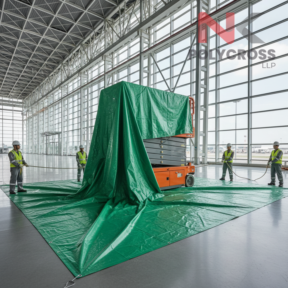 Warehouse Rack Dust Sheet - Color: Blue