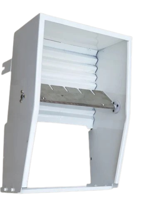 Paddy Separator Dividing Box - Mild Steel, 700x420x480mm, Blue/grey | Adjustable Partitions, Powder Coated, Low Noise, Belt Drive