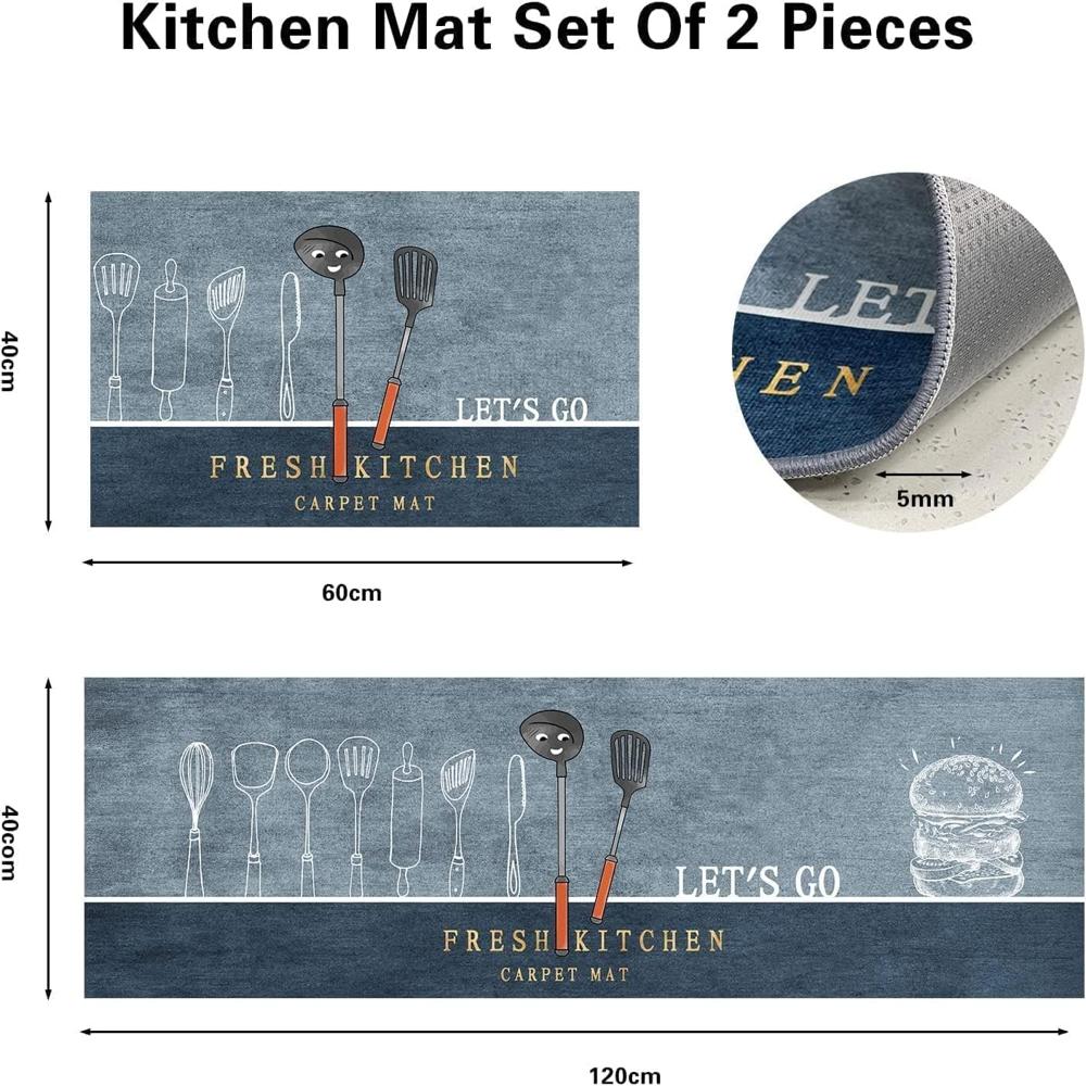 Kitchen Floor Mat Set For Sink Area