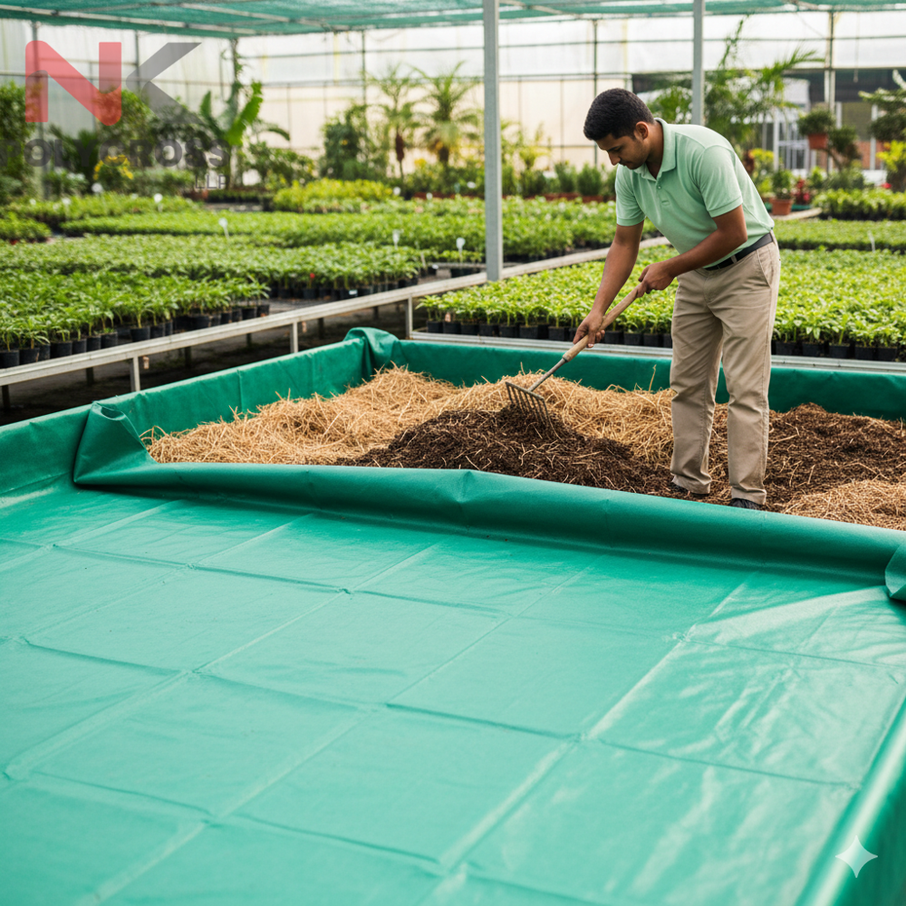 Vermicompost Bed Liner - Color: Blue