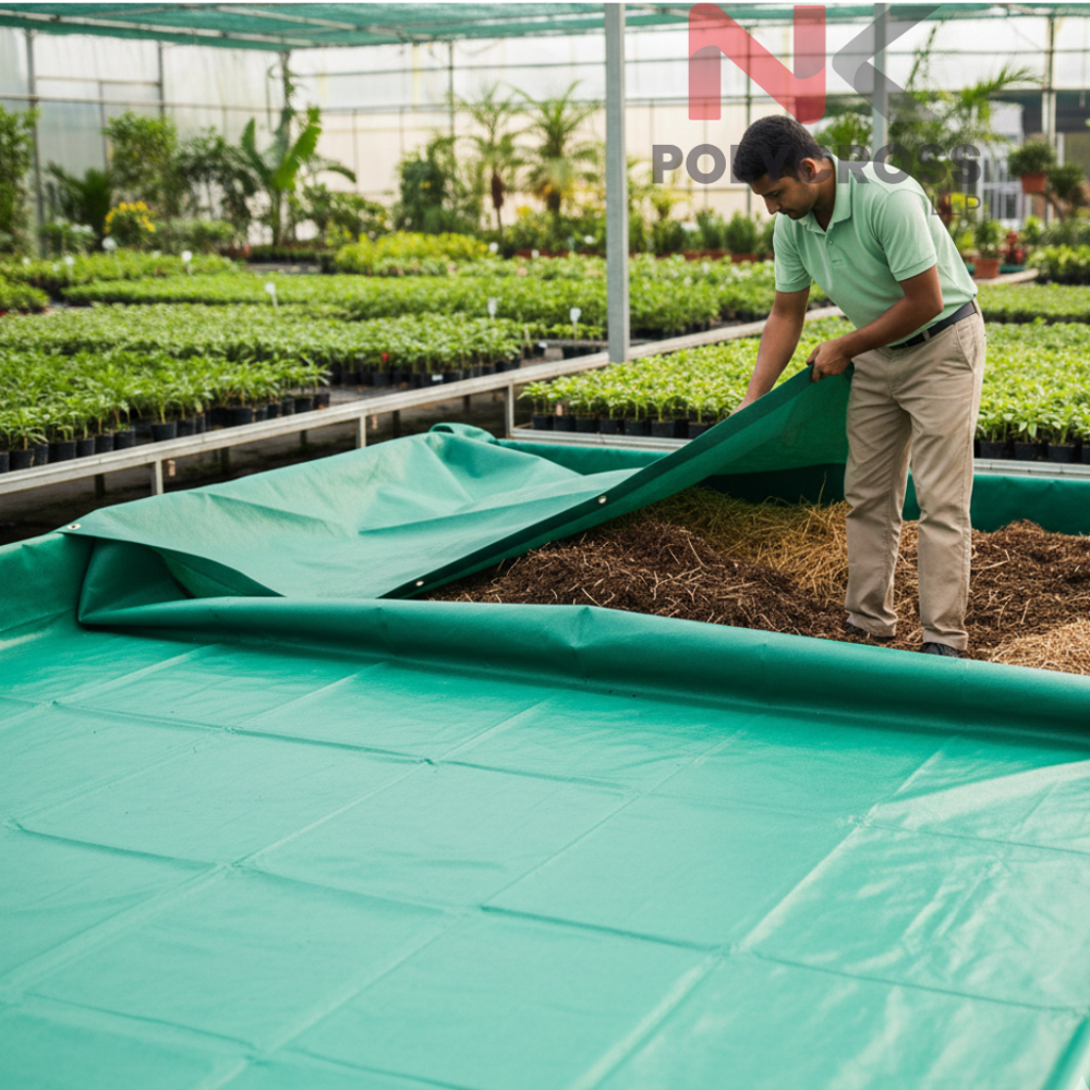 Compost Pit Cover - Color: Blue