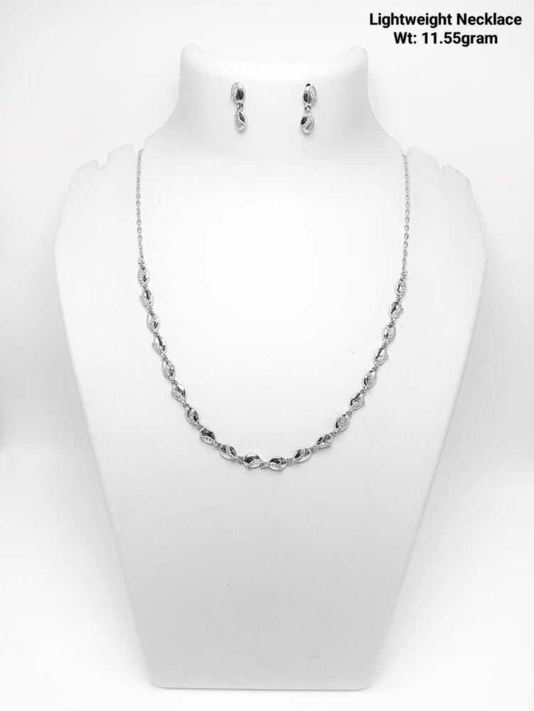 92.5 New Design silver Lightweight Necklace