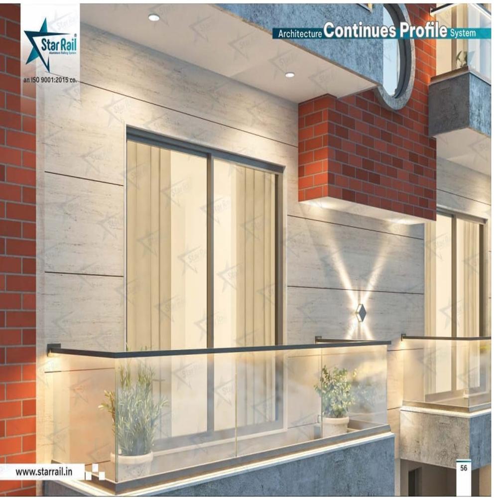 Aluminium Extrusion Sections - Color: Silver