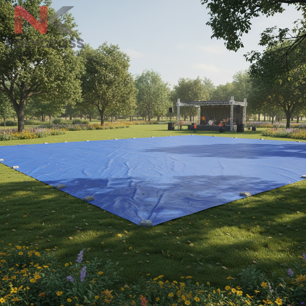 Grass Protection Sheet - Color: Blue