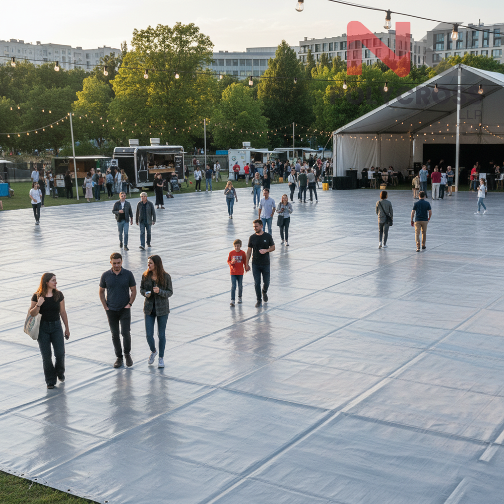 Outdoor Flooring Sheet - Color: Blue