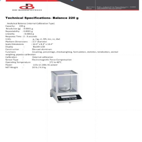 Electronic Analytical Balance