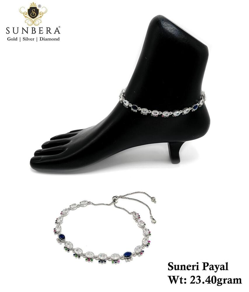 92.5 New Design Silver Suneri Payal