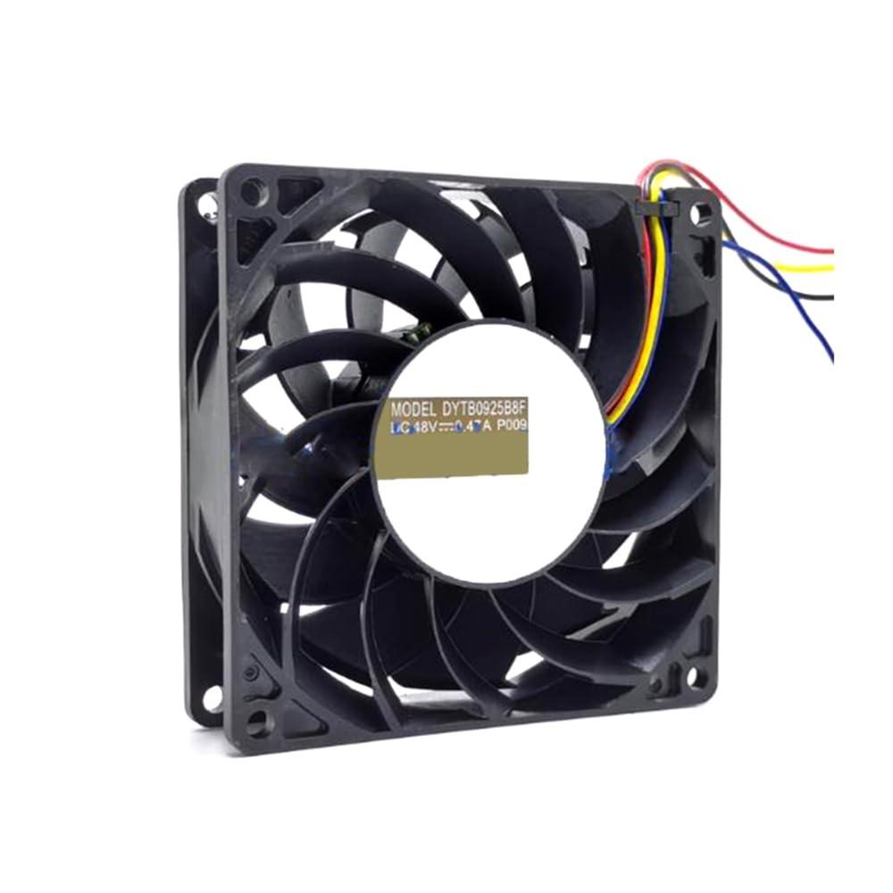AVC DYTB0925B8F 48V DC 0.47A 4Pin 9238mm Ball Bearing Industrial Axial Cooling Fan