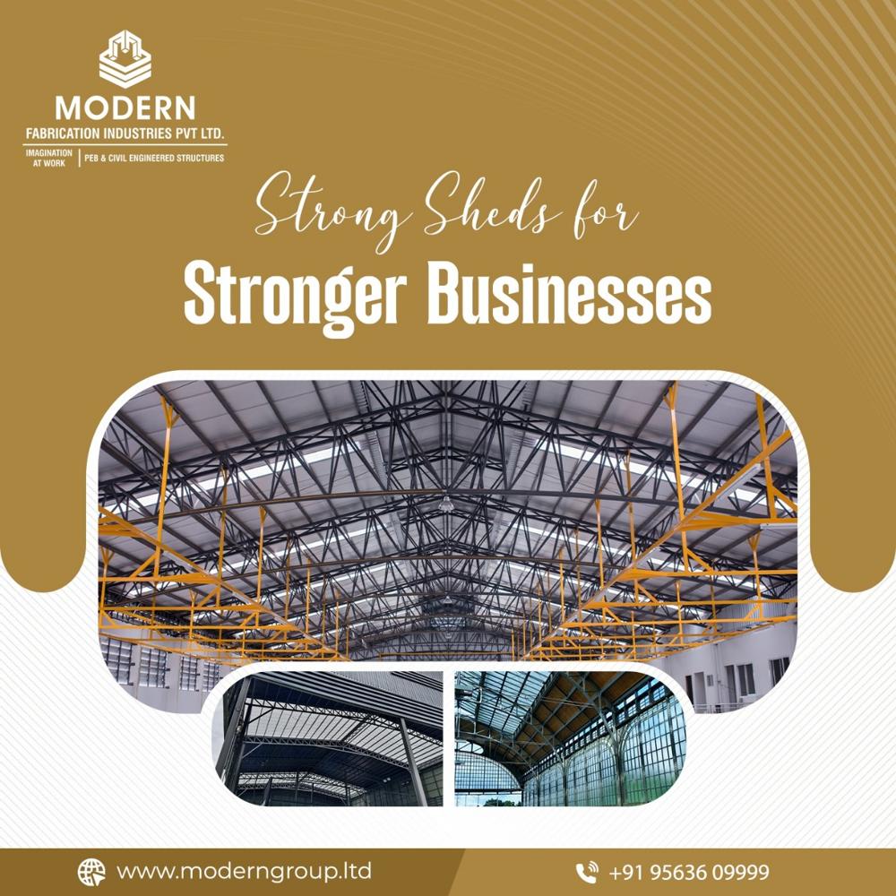 Pre-engineered metal sheds