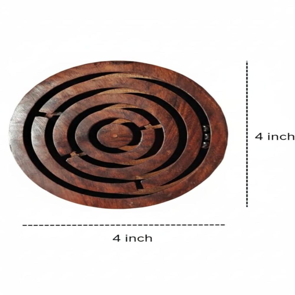 Maze Wooden - Power: No Batteries Required