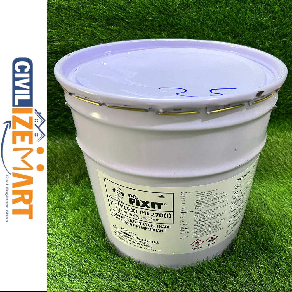  Dr Fixit Flexi Pu 270 I is a solvent based polyurethane waterproof