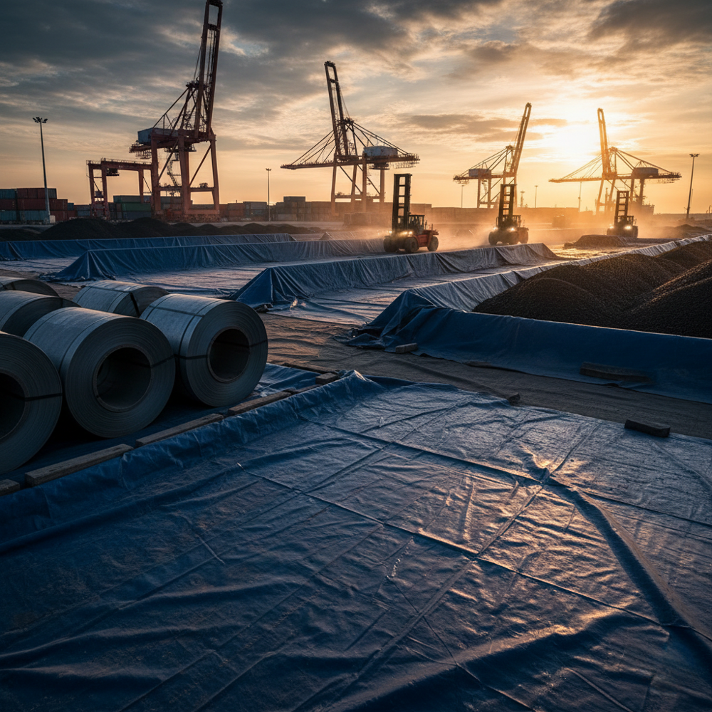 Port Loading Area Sheet - Color: Blue