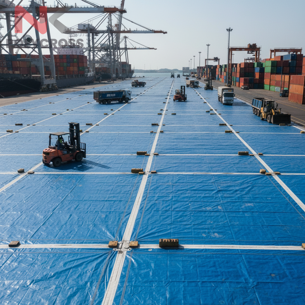 Port Loading Area Sheet - Color: Blue