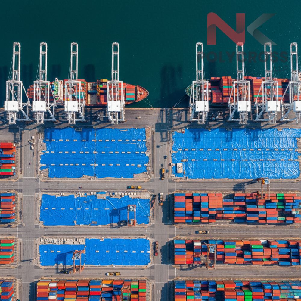 Port Loading Area Sheet - Color: Blue