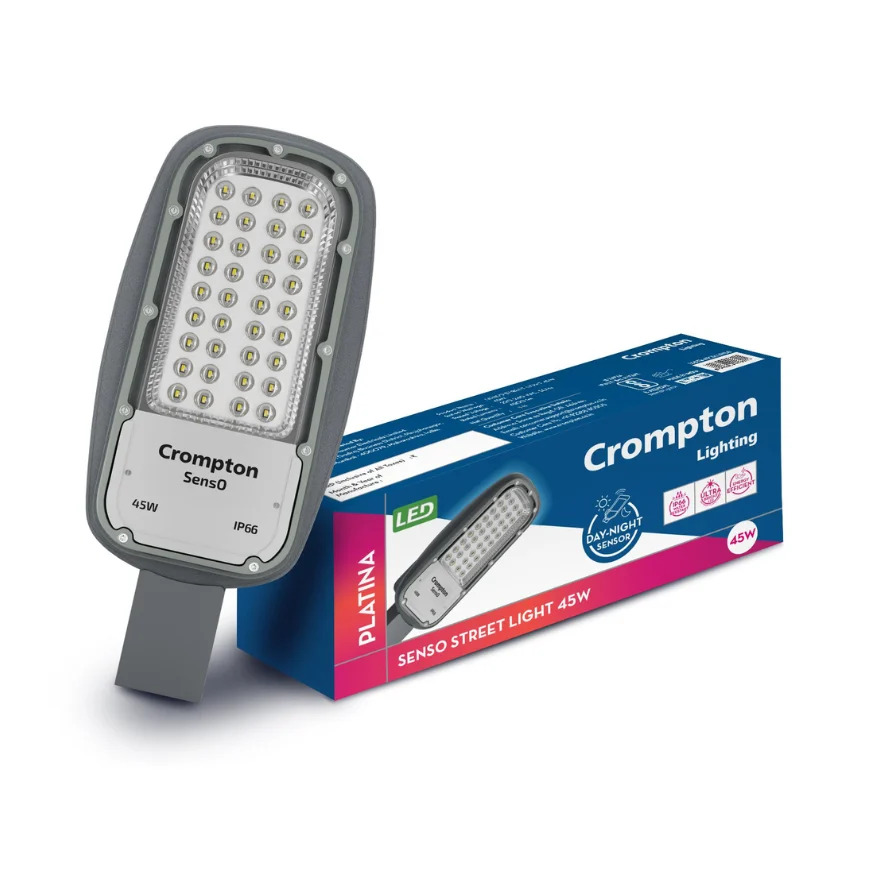 Crompton 45W SENSO-Street Light AUTO ON/OFF LDSTR-45CDLSENSO