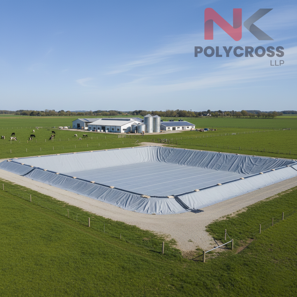 Poultry Waste Cover - Color: Blue