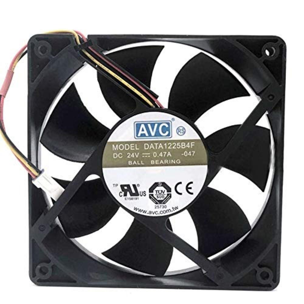 AVC DATA1225B4F 24V DC 0.47A 12025mm 3wire inverter Ball Bearing Industrial Axial Cooling Fan