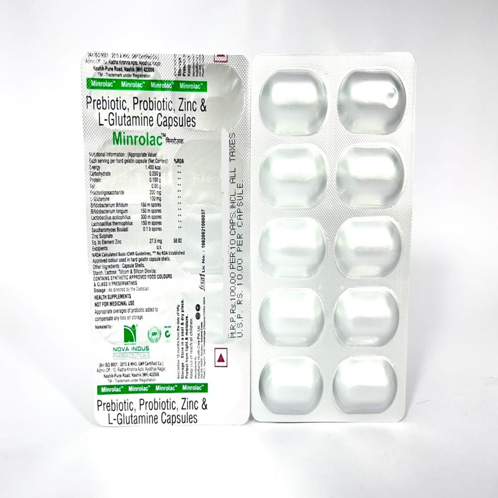 Minrolac Capsules - Drug Type: General Medicines