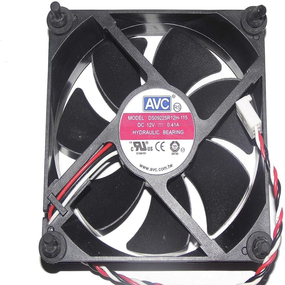 AVC D809225R12H-014 12V DC 0.41A 9025mm Ball Bearing Industrial Axial Cooling Fan