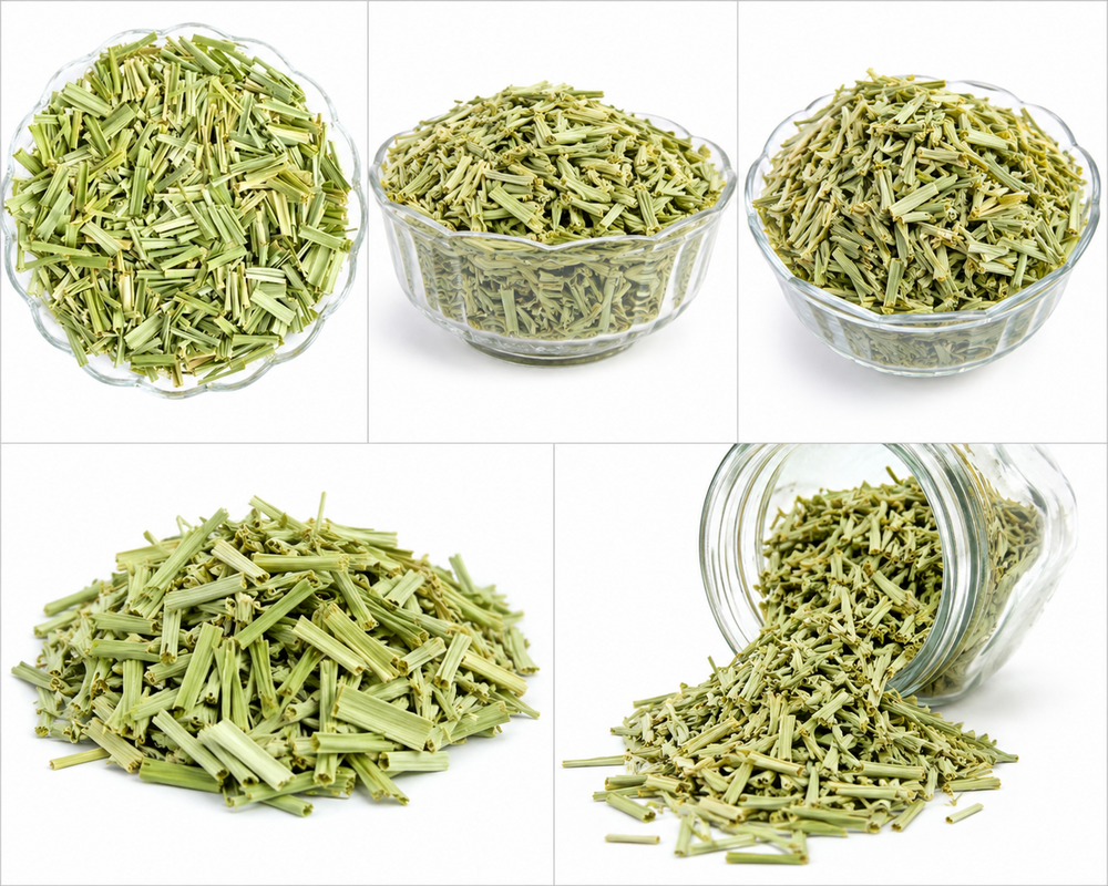 Dried Lemongrass Leaves - Color: Greenish-Yellow